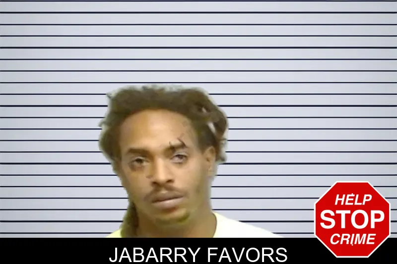 Jabarry Favors mugshot