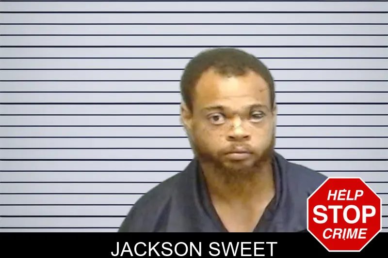 Jackson Sweet mugshot