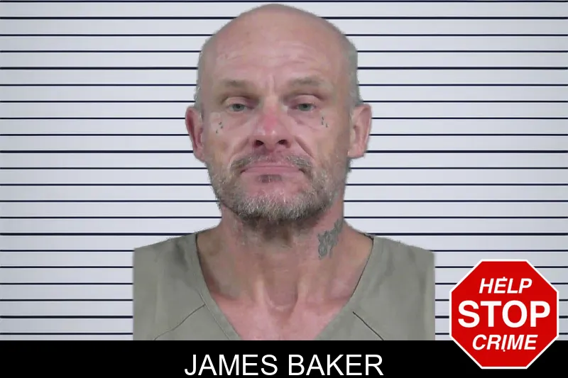 James Baker mugshot