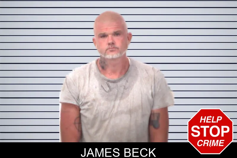 James Beck mugshot