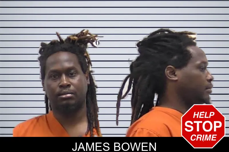 James Bowen mugshot