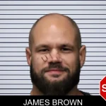 James Brown mugshot – Forsyth County , Georgia James Brown mugshot