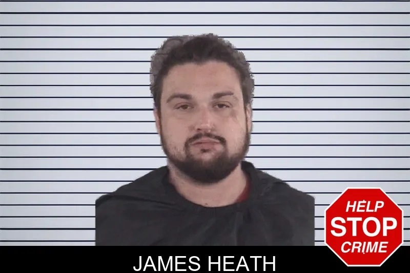 James Heath mugshot