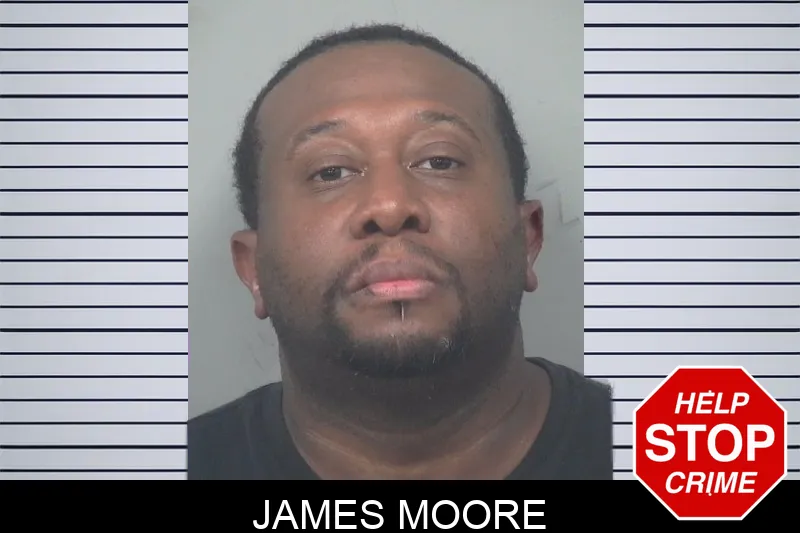 James Moore mugshot