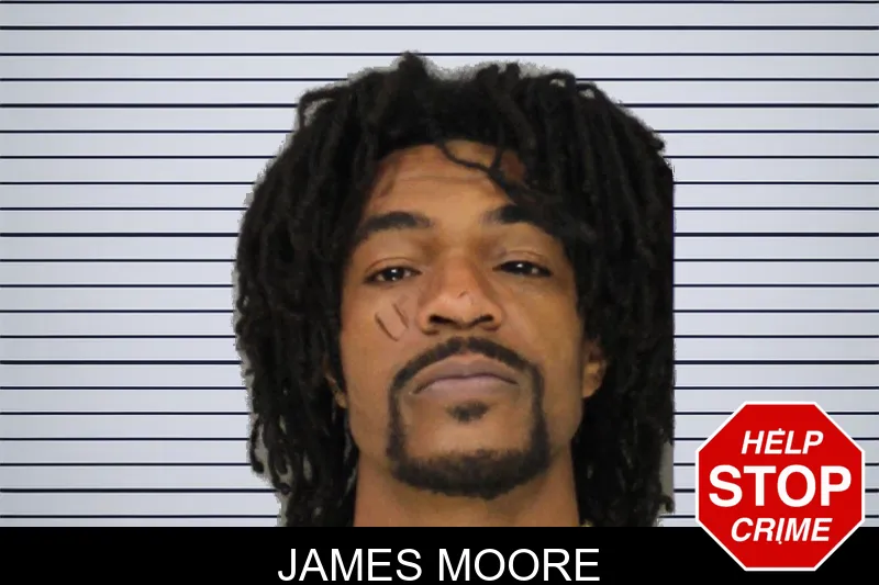 James Moore mugshot
