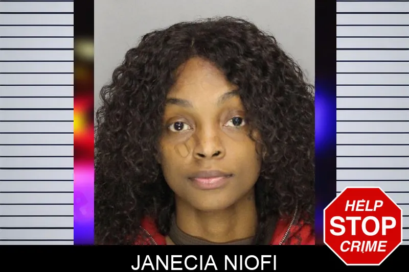 Janecia Niofi mugshot – Cobb County , Georgia Janecia Niofi mugshot