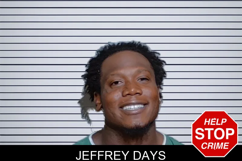 Jeffrey Days mugshot