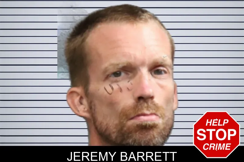 Jeremy Barrett mugshot