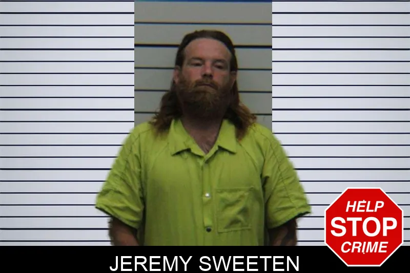Jeremy Sweeten mugshot