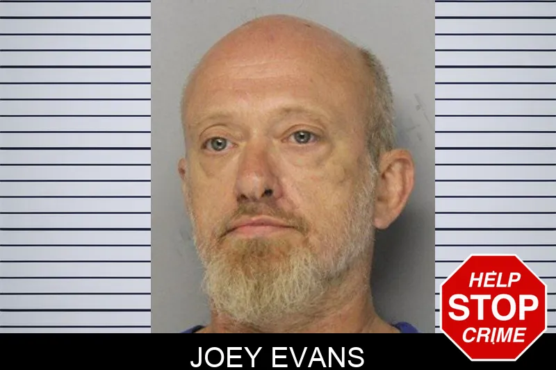Joey Evans mugshot