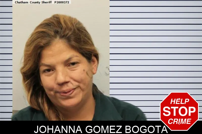 Johanna Gomez Bogota mugshot – Chatham County , Georgia Johanna Gomez Bogota mugshot