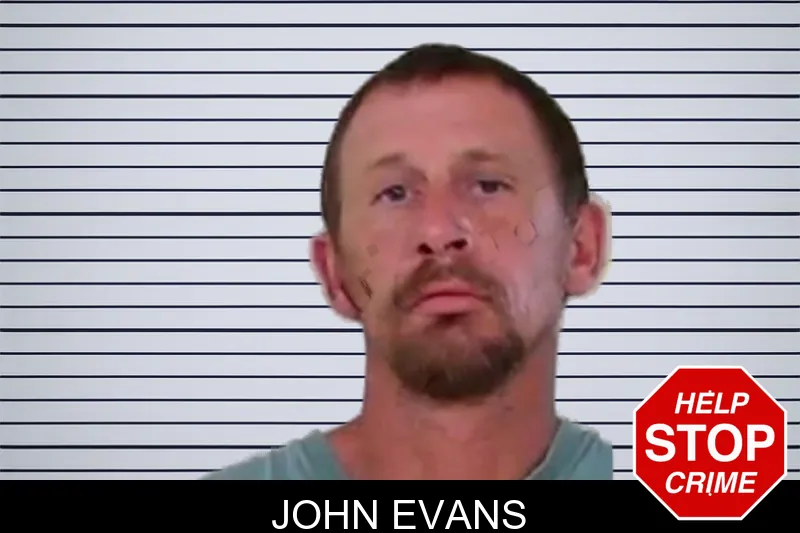 John Evans mugshot