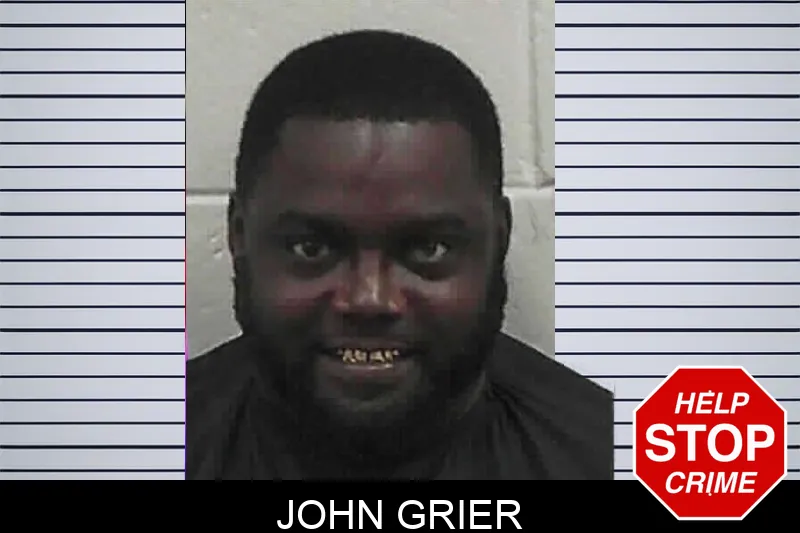 John Grier mugshot