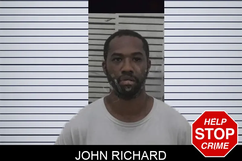 John Richard mugshot