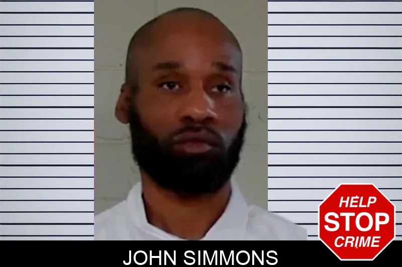 John Simmons mugshot