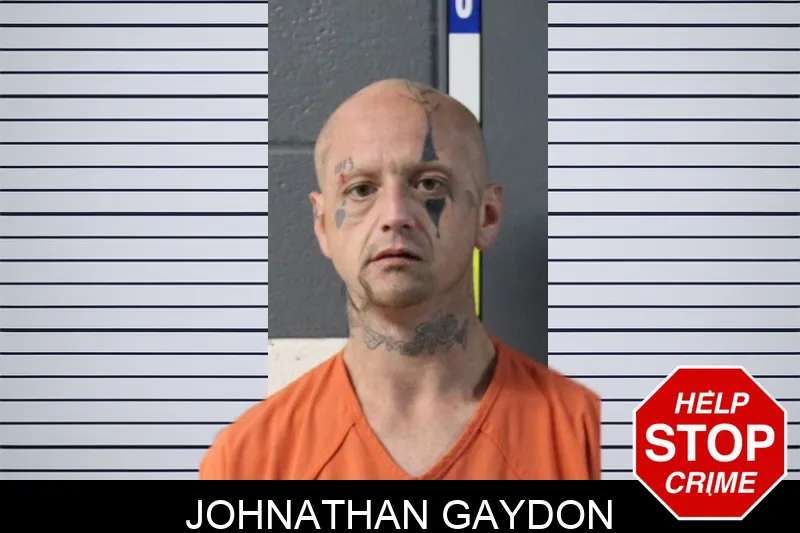 Johnathan Gaydon mugshot