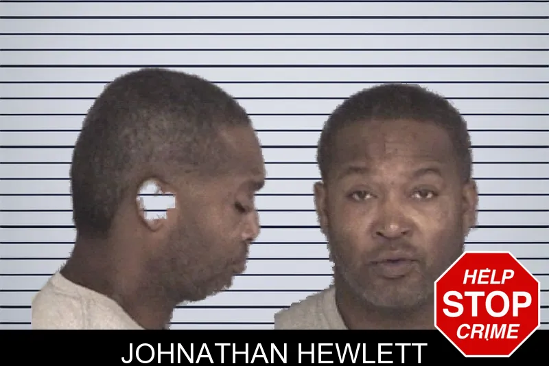 Johnathan Hewlett mugshot