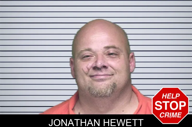 Jonathan Hewett mugshot