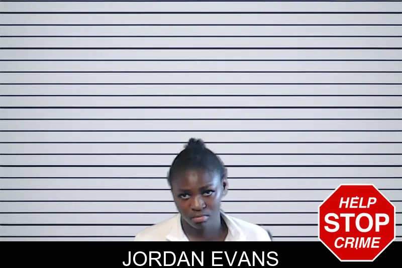 Jordan Evans mugshot