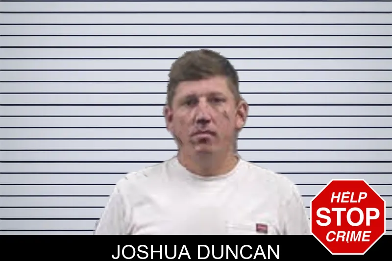 Joshua Duncan mugshot