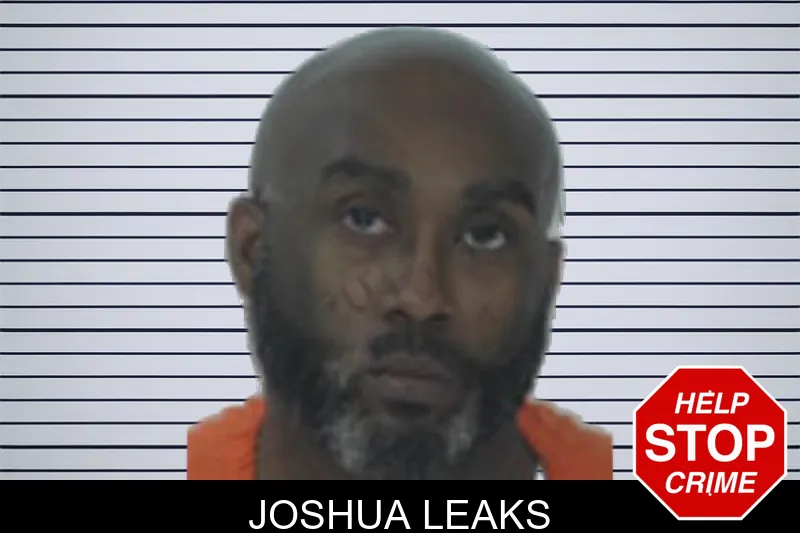 Joshua Leaks mugshot