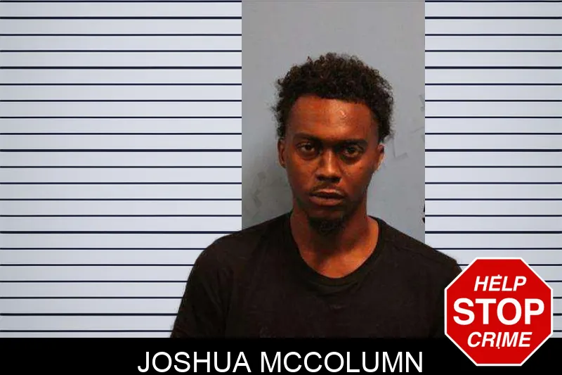 Joshua McColumn mugshot