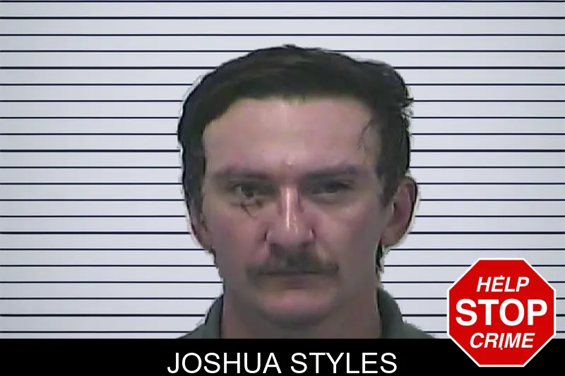 Joshua Styles mugshot