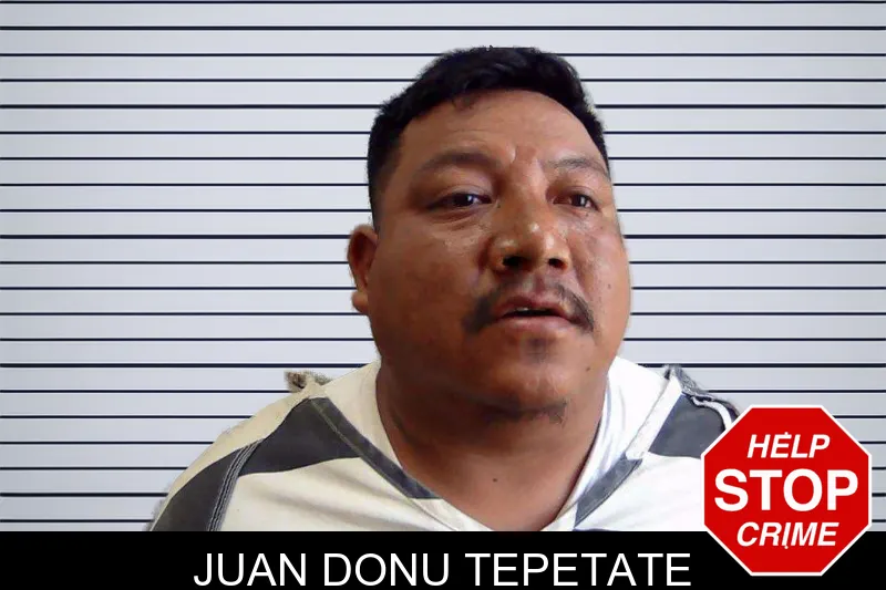 Juan Donu Tepetate mugshot