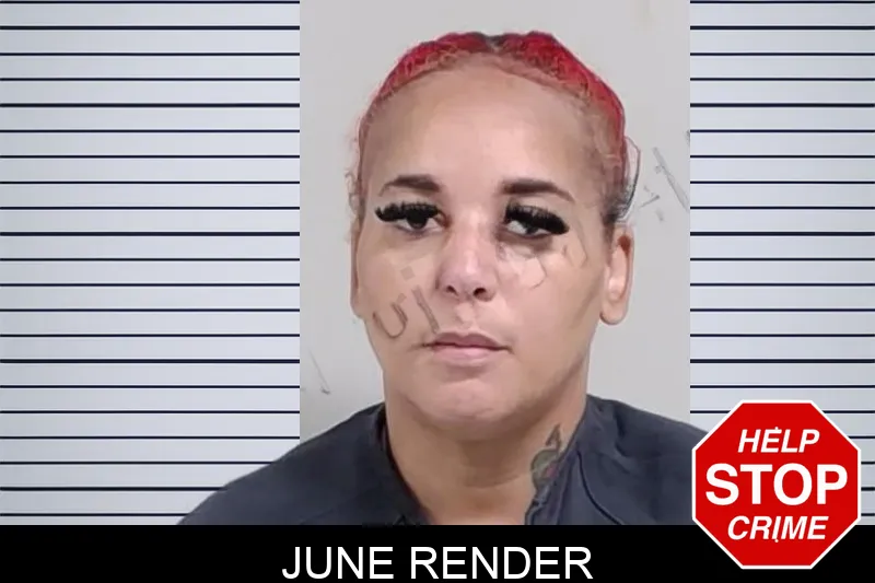 June Render mugshot – Lowndes County , Georgia June Render mugshot