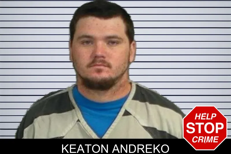 Keaton Andreko mugshot