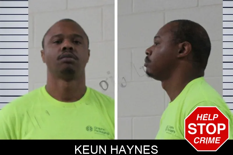 Keun Haynes mugshot – Houston County , Georgia Keun Haynes mugshot