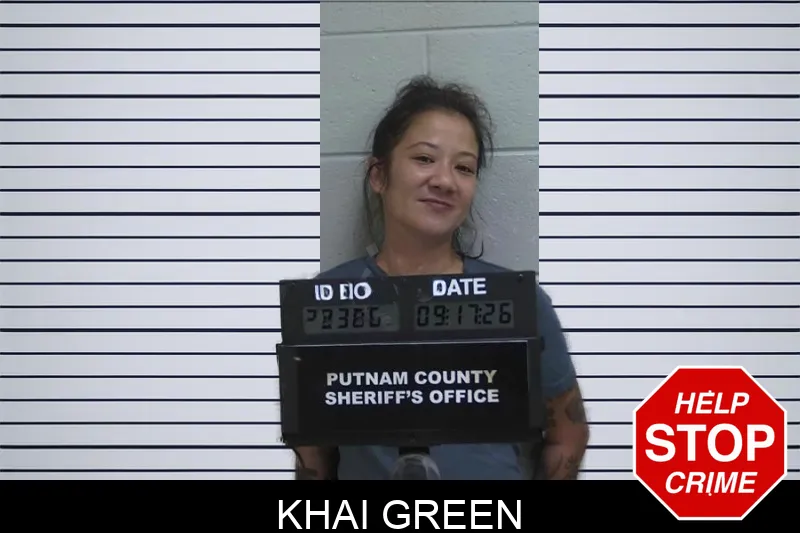 Khai Green mugshot – Putnam County , Georgia Khai Green mugshot