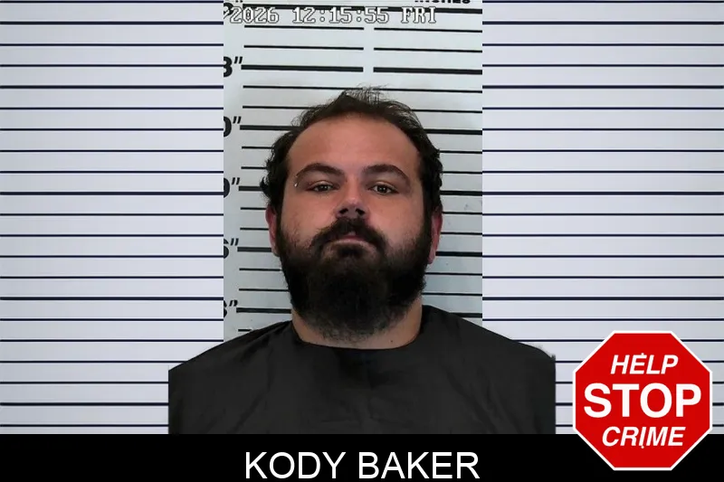Kody Baker mugshot