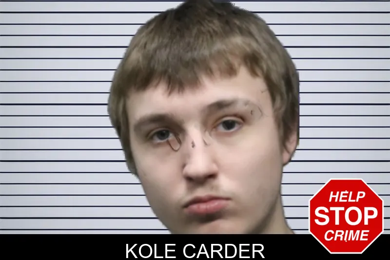 Kole Carder mugshot – Forsyth County , Georgia Kole Carder mugshot