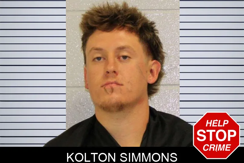 Kolton Simmons mugshot
