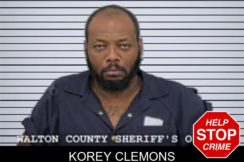 Korey Clemons mugshot – Walton County , Georgia Korey Clemons mugshot