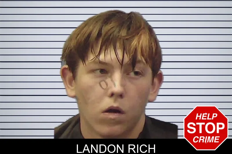 Landon Rich mugshot
