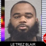 Le’Trez Blair mugshot – Columbia County , Georgia Le’Trez Blair mugshot