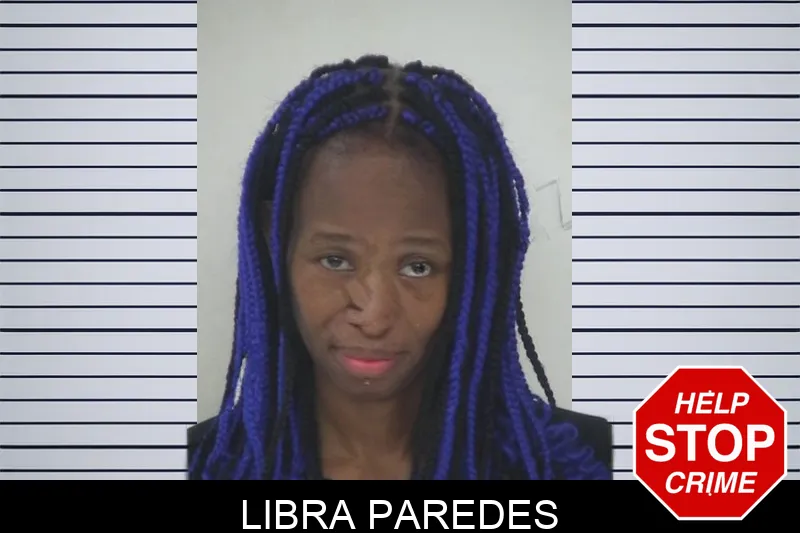 Libra Paredes mugshot