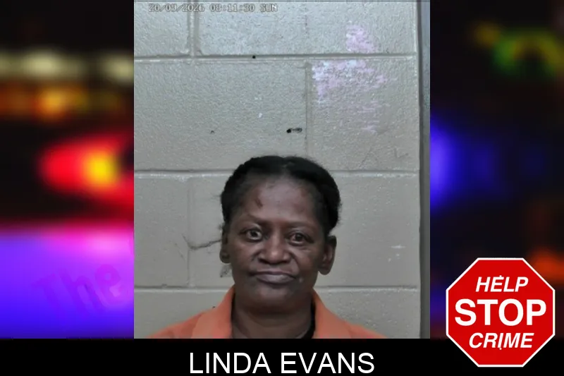 Linda Evans mugshot