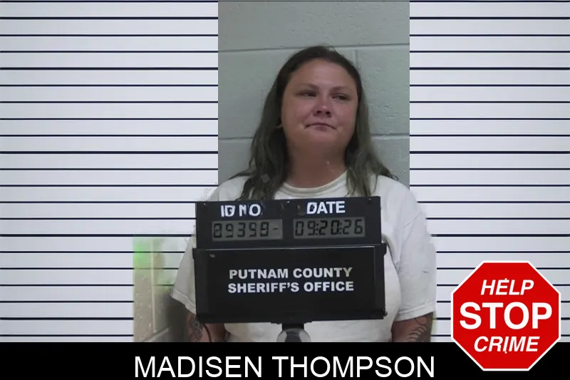 Madisen Thompson mugshot