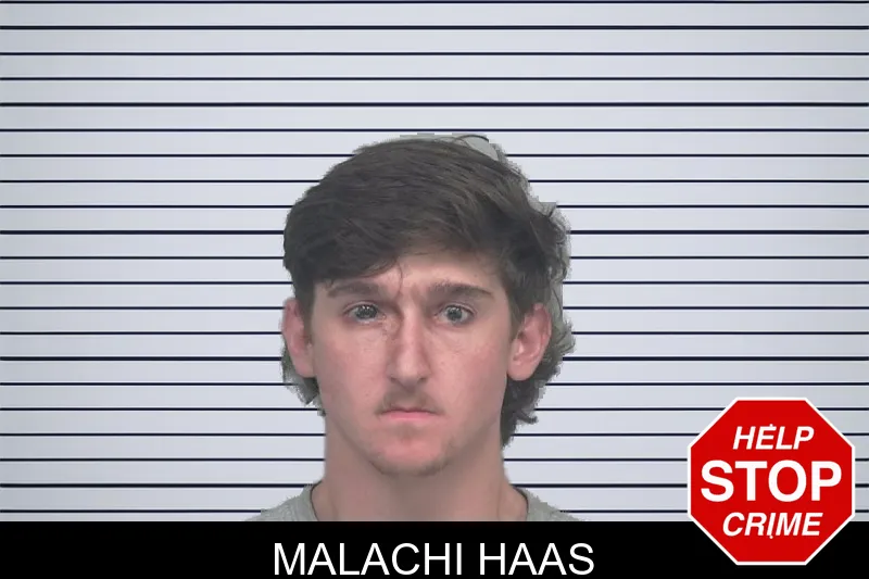 Malachi Haas mugshot
