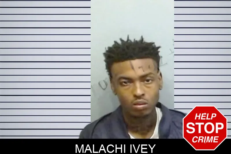 Malachi Ivey mugshot