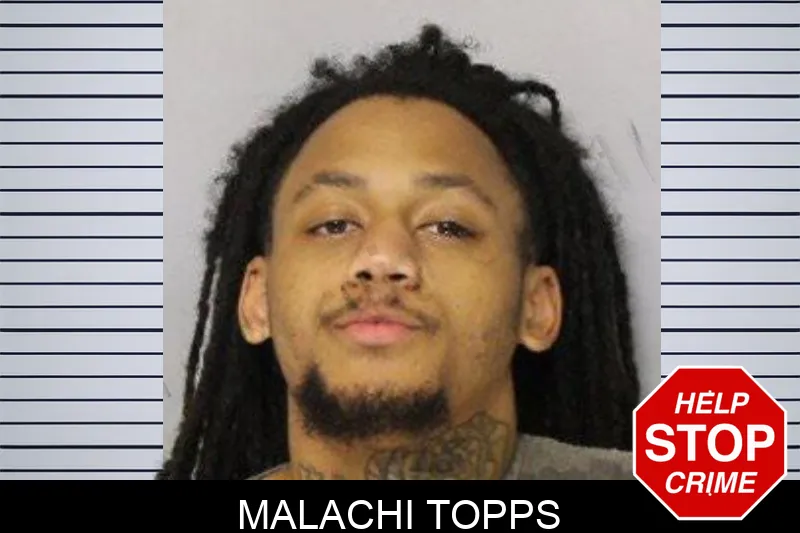 Malachi Topps mugshot