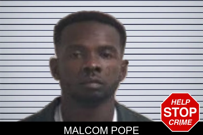 Malcom Pope mugshot