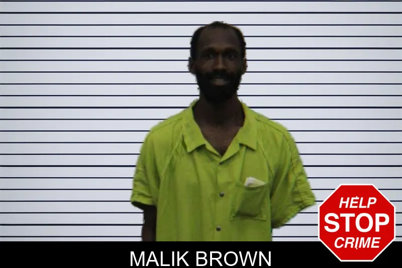 Malik Brown mugshot