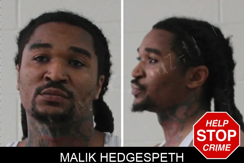 Malik Hedgespeth mugshot