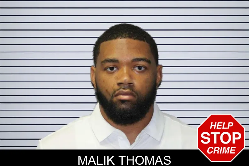 Malik Thomas mugshot – Thomas County , Georgia Malik Thomas mugshot