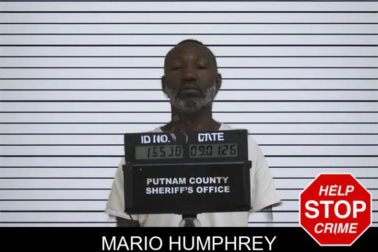 Mario Humphrey mugshot – Putnam County , Georgia Mario Humphrey