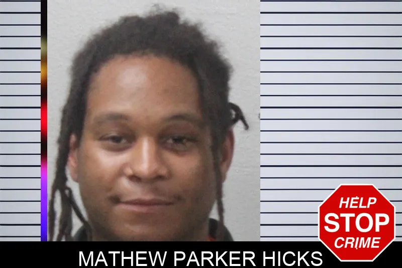 Mathew Parker Hicks mugshot